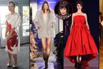 Fashion Week je za námi, ze známých tváří se jej zúčastnila třeba Petra Němcová (vlevo), či Lucie Vondráčková (vpravo). Jak hodnotí uplynulý týden módy Františka?