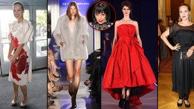 Fashion Week je za námi, ze známých tváří se jej zúčastnila třeba Petra Němcová (vlevo), či Lucie Vondráčková (vpravo). Jak hodnotí uplynulý týden módy Františka?