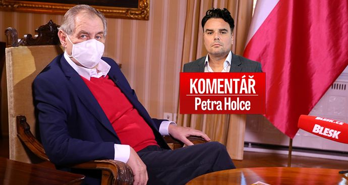 Petr Holec okomentoval rozhovor, který prezident Miloš Zeman poskytl deníku Blesk.