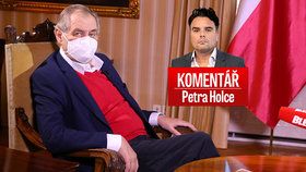 Petr Holec okomentoval rozhovor, který prezident Miloš Zeman poskytl deníku Blesk.