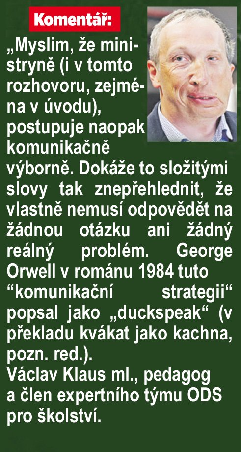 Komentáře pedagogů k inkluzi a Kateřině Valachové