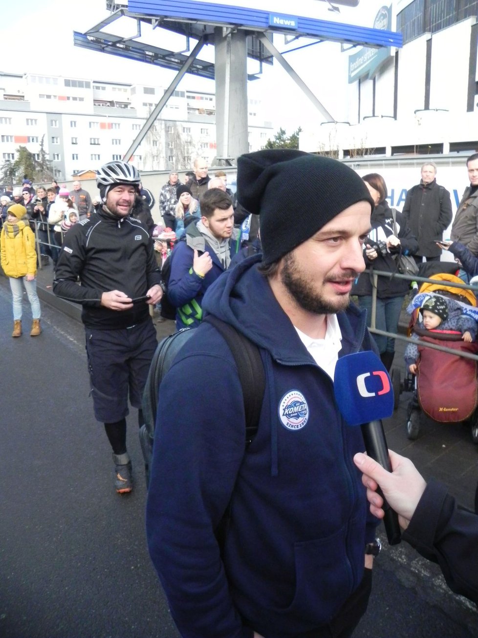 Společnou cestu vlakem si pochvaloval i útočník Komety Martin Zaťovič