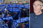 Meixner hrál v Kometě dříve, v úterý fandil spolu s ostatními