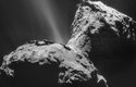 Kometa Čurjumov-Gerasimenko na snímku ze sondy Rosetta