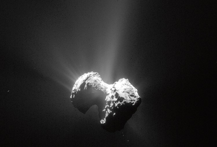 Kometu Čurjumov-Gerasimenko  prozkoumala sonda Rosetta. Na základě  měření se zjistilo, že voda na kometě  je jiná, než ta pozemská