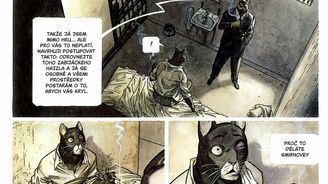 Blacksad řeší zločin jako kočičí Humprey Bogart