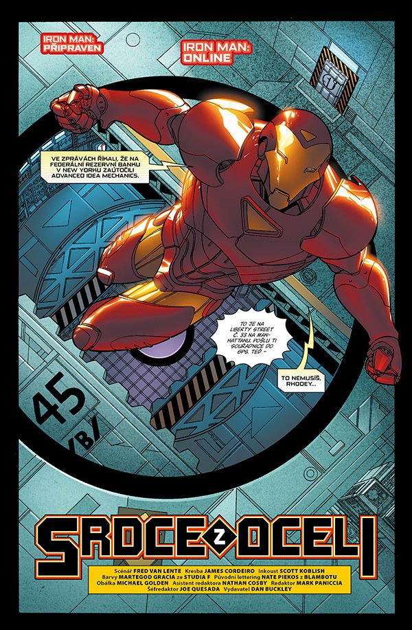 Komiks Iron Man: Hrdina ve zbroji