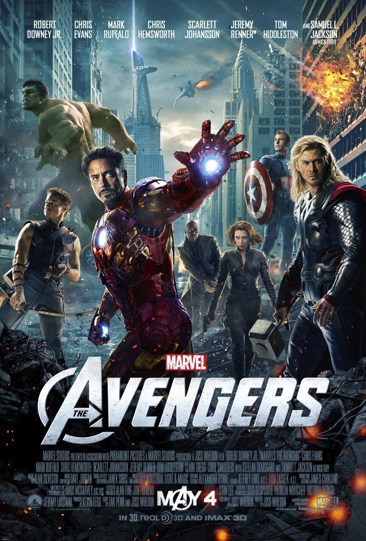 Filmový plakát k Avengers