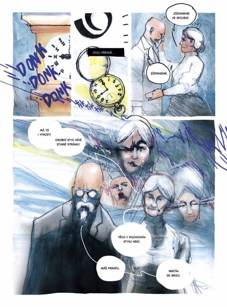Ukázka z komiksu Jak Masaryk vymyslel Československo