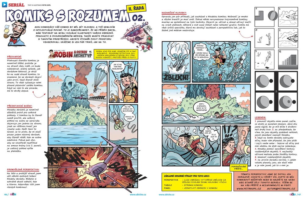 Komiks s rozumem II - 2. díl: Jak kreslit hloubku a perspektivu v komiksu