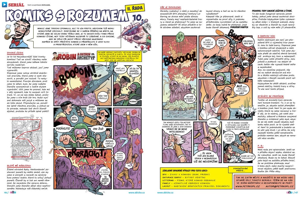Komiks s rozumem II - 10. díl: Jak nakreslit akční scény v komiksu