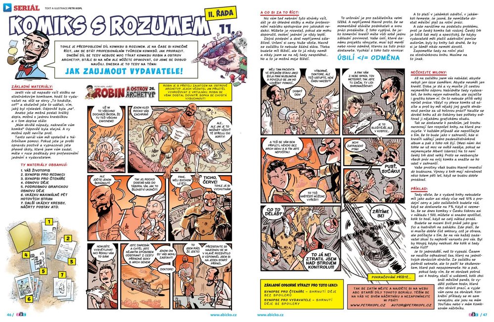 Jak se stát profesionálním kreslířem komiksů a zaujmout vydavazele?