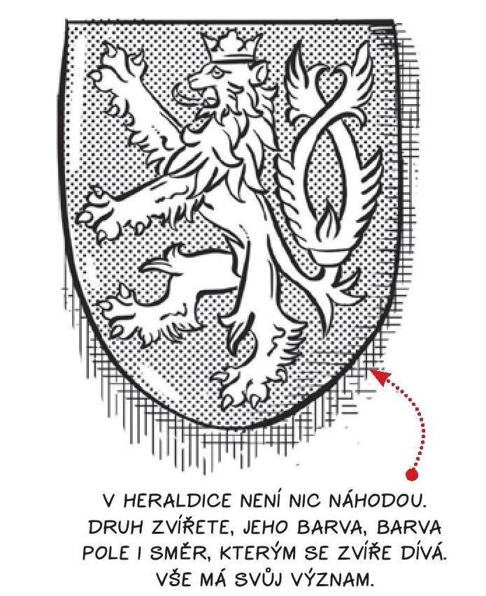 Jak se používají symboly? V heraldice není nic náhodou. Druh zvířete, jeho barva, barva pole i směr, kterým se zvíře dívá. Vše má svůj význam 