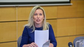 Předsedkyně Danuše Nerudová na jednání Komise pro spravedlivé důchody (10. 1. 2020)
