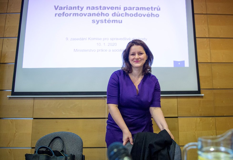 Ministryně práce a sociálních věcí Jana Maláčová (ČSSD)