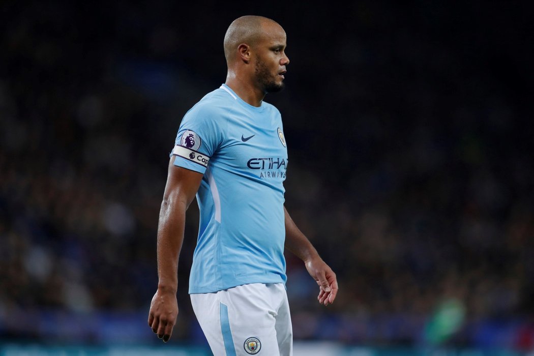 Kapitán Manchesteru City Vincent Kompany dnes dovedl svůj tým k dalším důležitým bodům