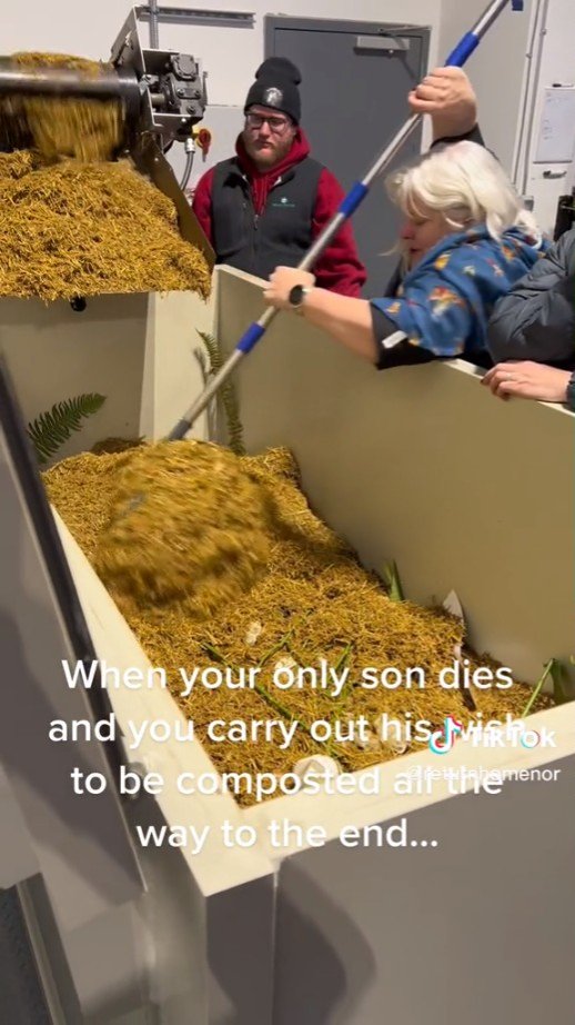 Máma splnila poslední přání svého syna na ekologický pohřeb.