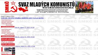 Mladí komunisté slavili Havlovu smrt a zřejmě naštvali hackery