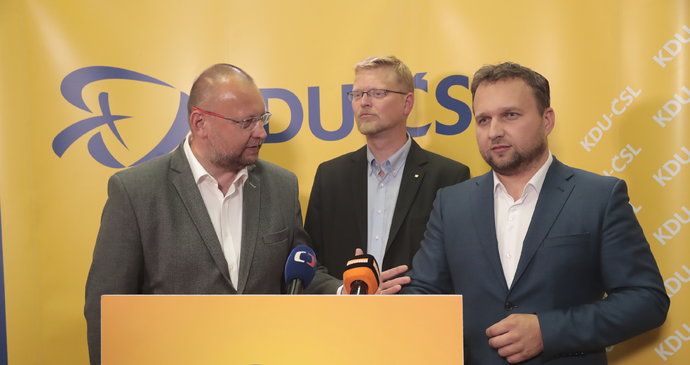 Komunální volby 2018: Tisková konference KDU-ČSL.