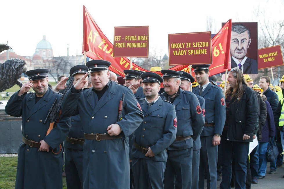 Demonstrace proti komunismu v roce 2016