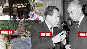 Dubček a Husák odpočívají každý na jiném hřbitově. Vasil Biľak by měl být pohřeb nedaleko Dubčeka a své manželky Anny