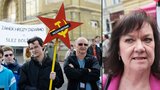 Komunistka Semelová volala soudruhy do boje: Je potřeba změnit systém! 