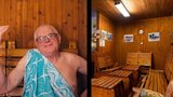 Nejstarší brněnská sauna v ohrožení! Svatopluk (80) tam chodí už 40 let, teď jí hrozí zánik