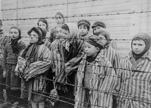 V koncentračních táborech byly převážně židovské děti.