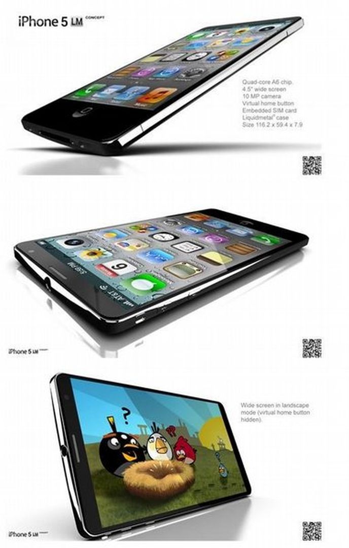 koncept LiquidMetal iPhone 5 od francouzského designéra Antonie Brieuxe koncept LiquidMetal iPhone 5 od francouzského designéra Antonie Brieuxe