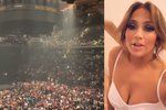 Evakuace koncertu Jenifer Lopezové v Madison Square Garden (13.7.2019)