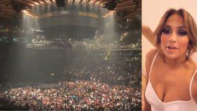 Evakuace koncertu Jenifer Lopezové v Madison Square Garden (13.7.2019)