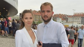 Libor Bouček s partnerkou