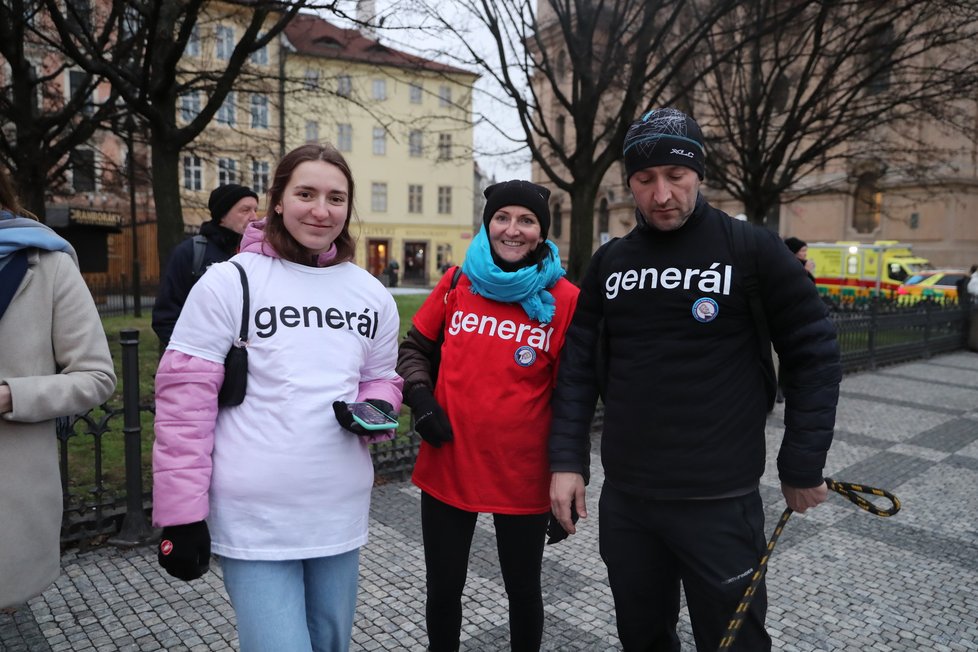 Vyvrcholení kampaně prezidentského kandidáta Petra Pavla. Na Staroměstském náměstí jej přišly podpořit tisíce lidí. (25. leden 2023)