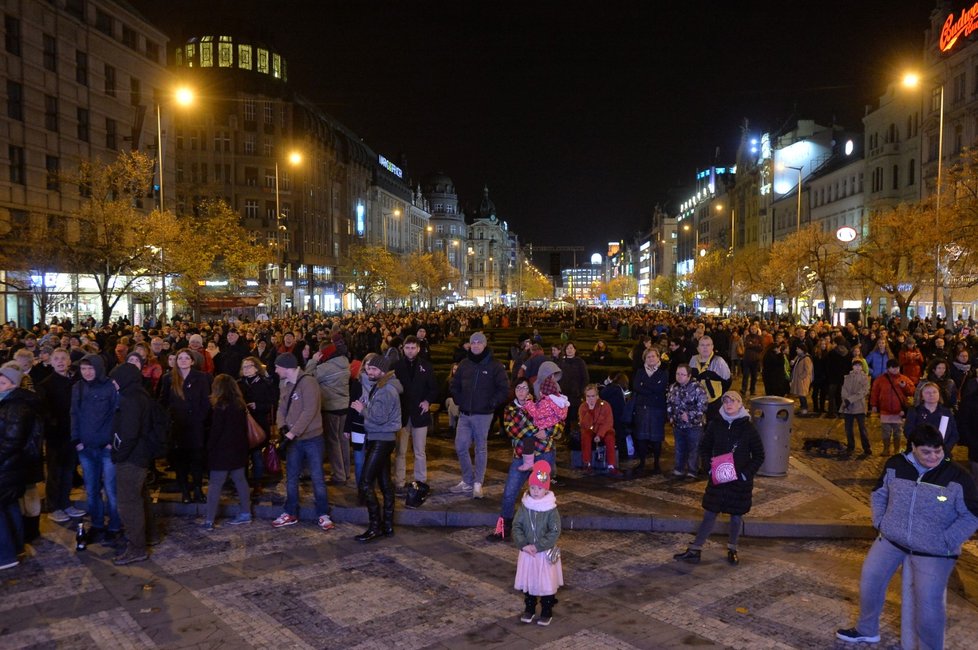 Koncert na Václavském náměstí, 17. listopad 2017