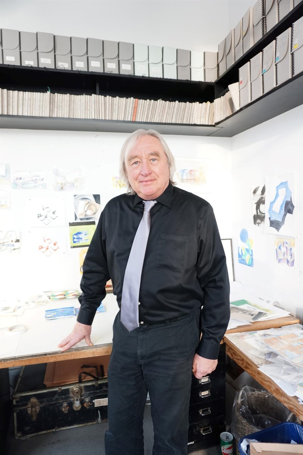 Legenda mezi architekty, Američan Steven Holl (73).