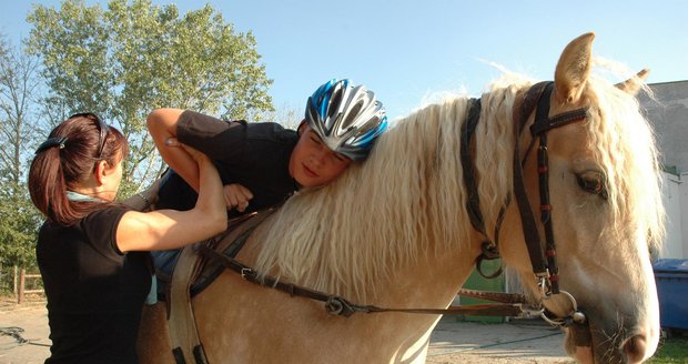 Marek po mozkové obrně může díky koním lépe žít