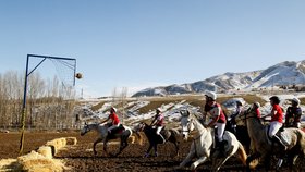 Hráči horseballu v Biškeku (Ilustrační foto)