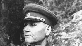 Sovětský maršál Ivan Štěpanovič Koněv.