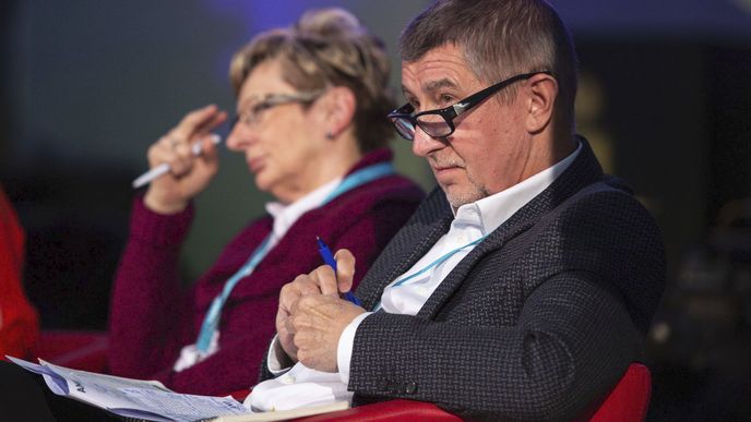 Andrej Babiš a Marta Nováková