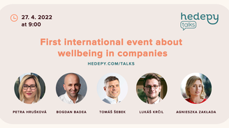 Hedepy pořádá první mezinárodní konferenci o wellbeingu ve firmách