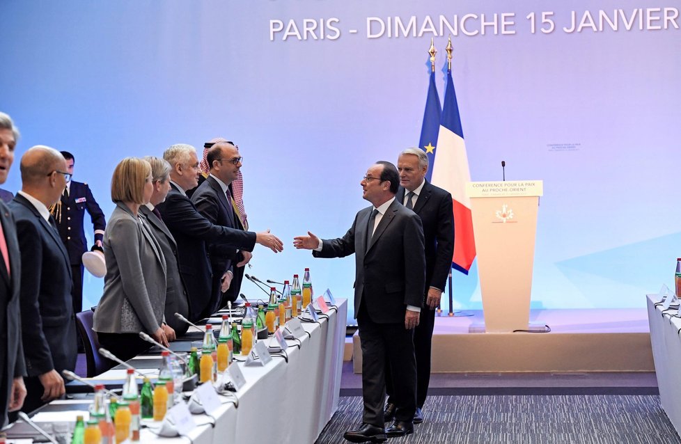 Pařížská konference podpořila vznik dvou států na Blízkém východě.