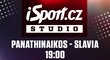 iSport studio před duelem Panathinaikos - Slavia začíná v 19:00