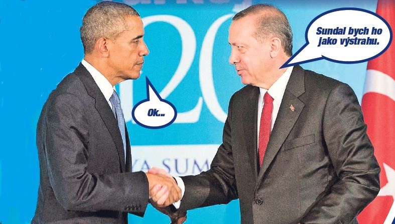 Americký prezident Obama a turecký prezident Erdogan se setkali v listopadu v rámci schůzky G20. Zde mohli upéci svůj tajný plán