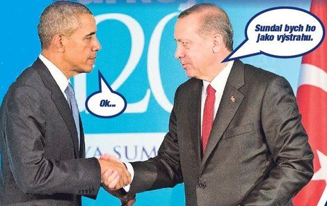 Americký prezident Obama a turecký prezident Erdogan se setkali v listopadu v rámci schůzky G20. Zde mohli upéci svůj tajný plán!