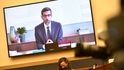 Šéf Googlu Sundar Pichai na slyšení šéfů velkých technologických firem v americkém Kongresu kvůli podezření z podvodů a nekalým obchodním praktikám