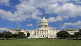 Kapitol, sídlo amerického Kongresu.