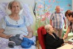 Marie Konkolová oslavila 102. narozeniny, jejím koníčkem je pletení.