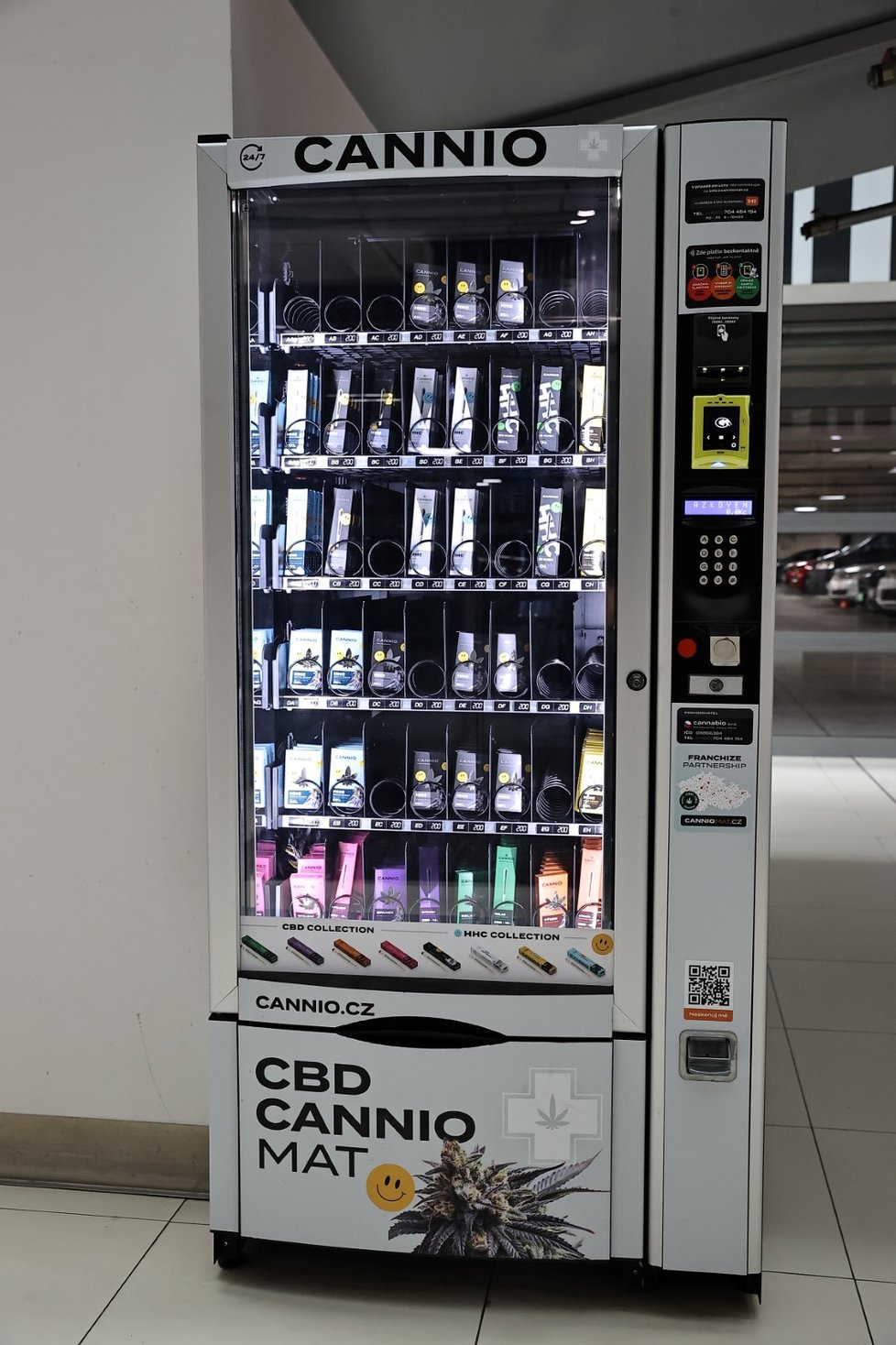 Automaty s konopnými produkty v Česku