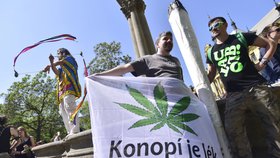 Z Karlova náměstí na ostrov Štvanici se krátce po poledni vydal průvod za legalizaci marihuany.