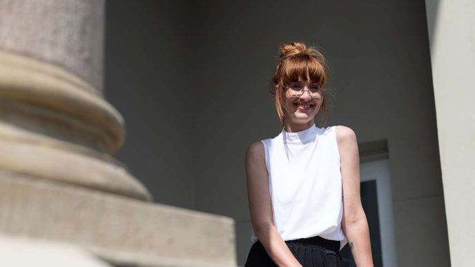 Tereza Křejpská, pacientka s roztroušenou sklerozou Tereza Křejpská, pacientka s roztroušenou sklerozou